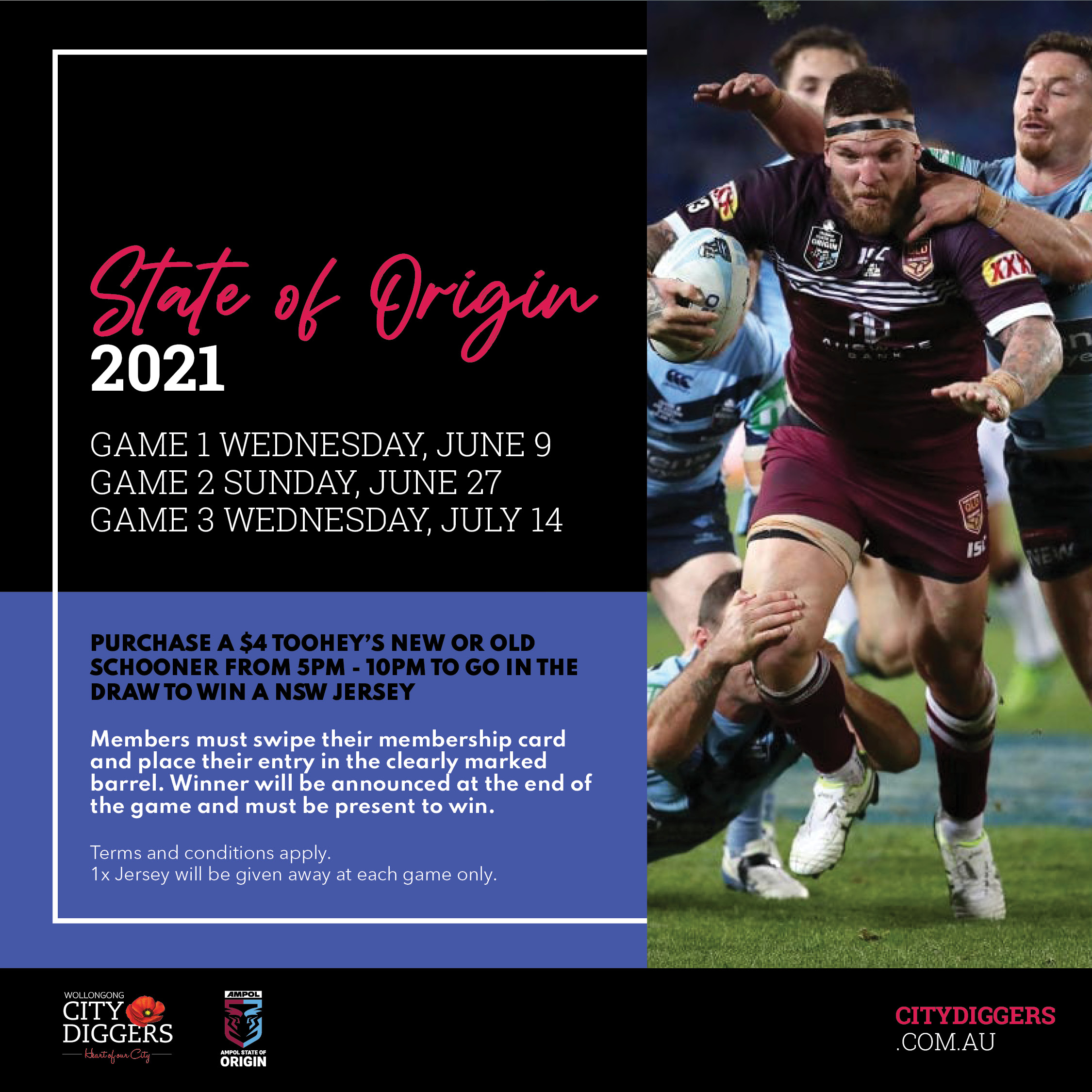 State of Origin Jersey Giveaway